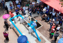Sheinbaum destaca operación de 24 pozos y obras de agua en Ecatepec
